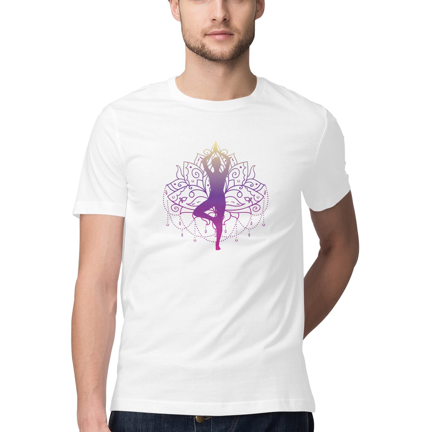 Yoga and Meditation 17 Printed Graphic T-Shirt