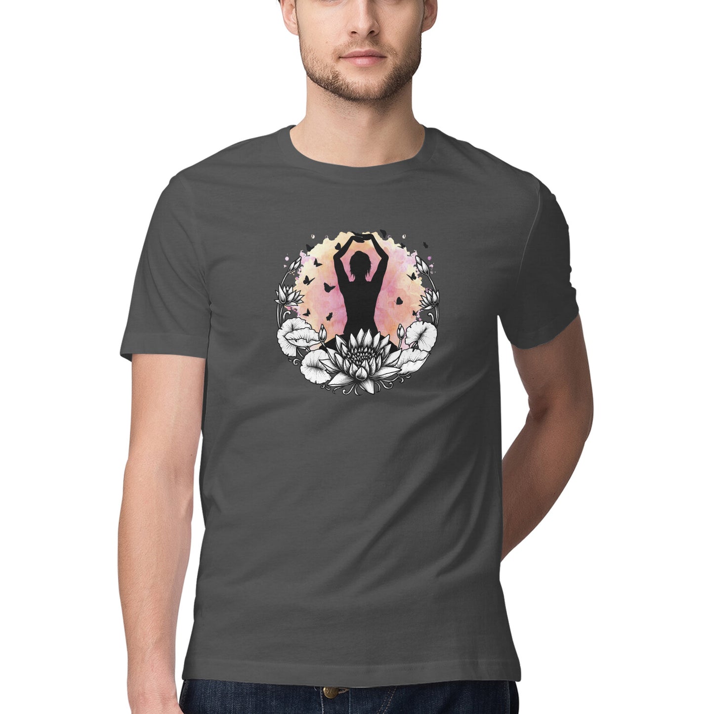 Yoga and Meditation 11 Printed Graphic T-Shirt
