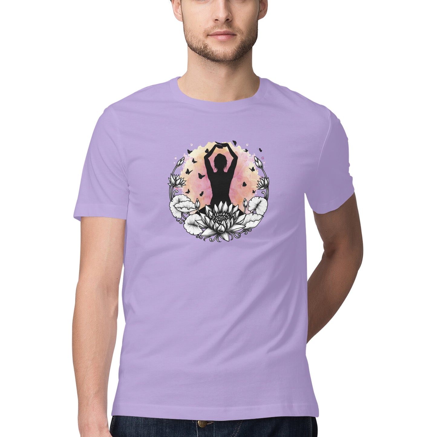 Yoga and Meditation 11 Printed Graphic T-Shirt