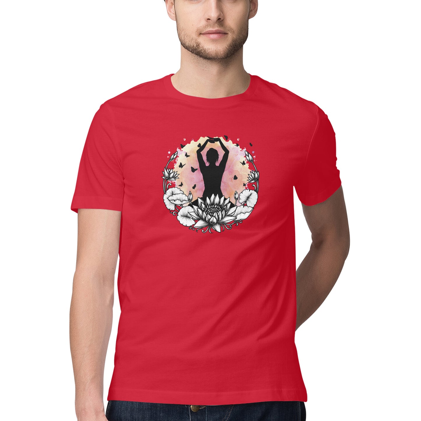 Yoga and Meditation 11 Printed Graphic T-Shirt