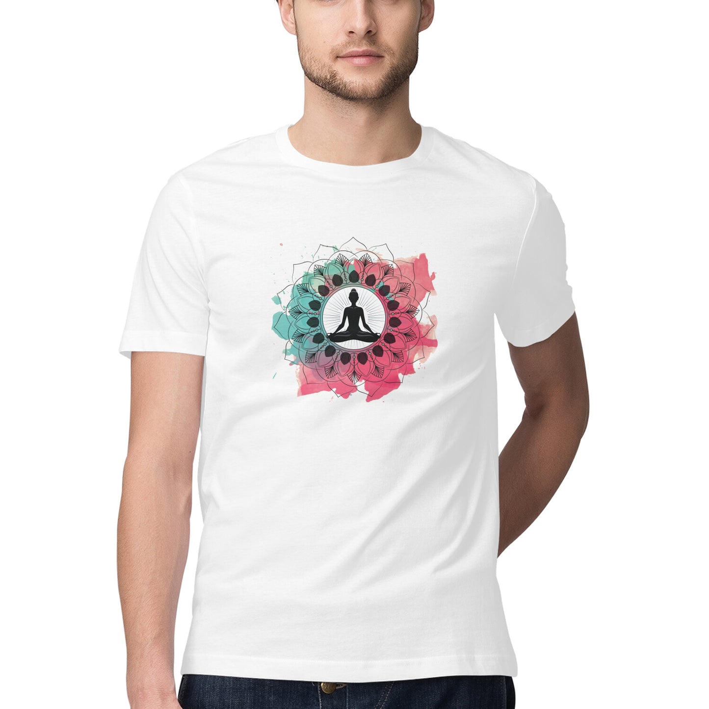 Yoga and Meditation 14 Printed Graphic T-Shirt
