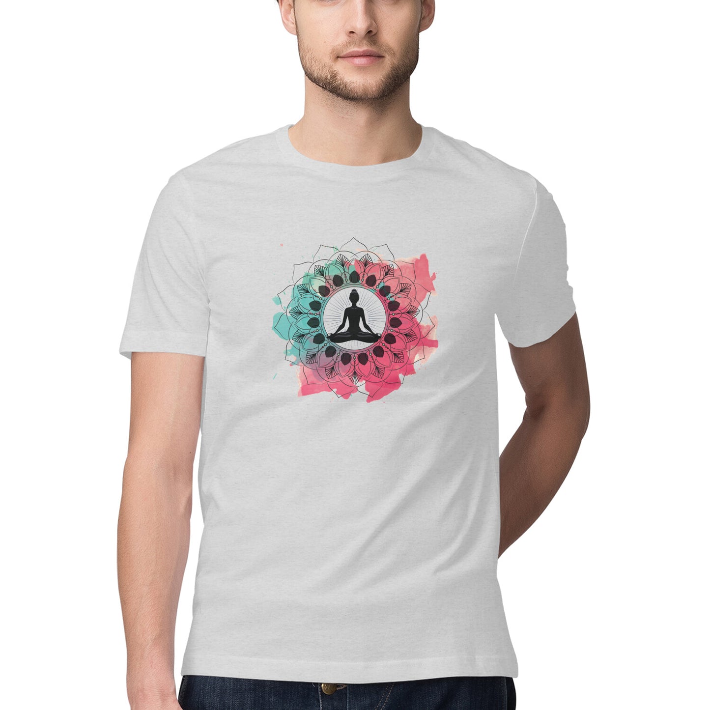 Yoga and Meditation 14 Printed Graphic T-Shirt