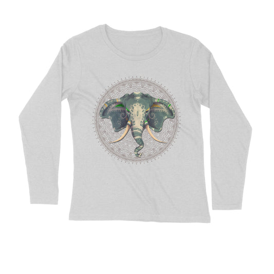 Yoga and Meditation Printed Full Sleeves T-Shirt