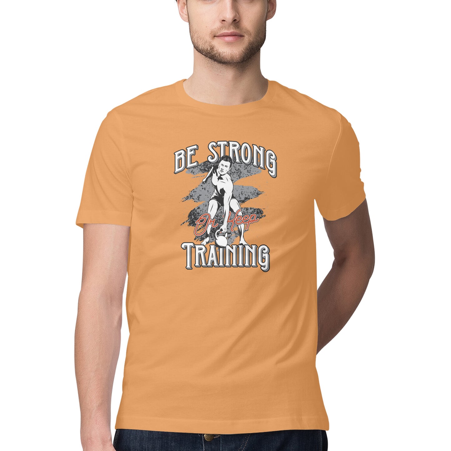 Be Stronger GYM Motivation Printed T-Shirt