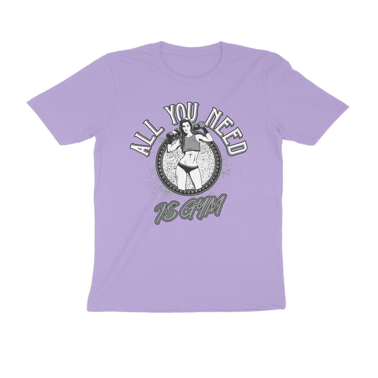 All You need is Gym GYM Motivation Printed T-Shirt