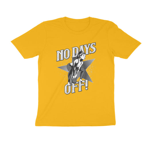 No Days Off GYM Motivation Printed T-Shirt