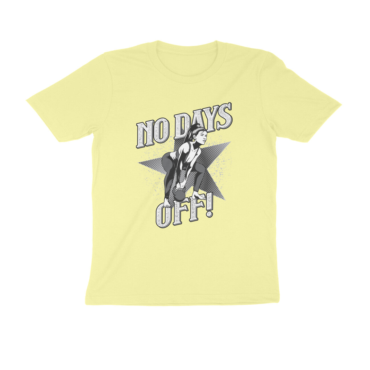 No Days Off GYM Motivation Printed T-Shirt