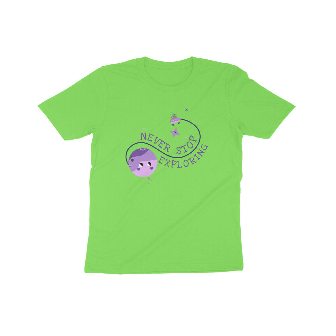Never Stop Exploring Kids T-Shirt