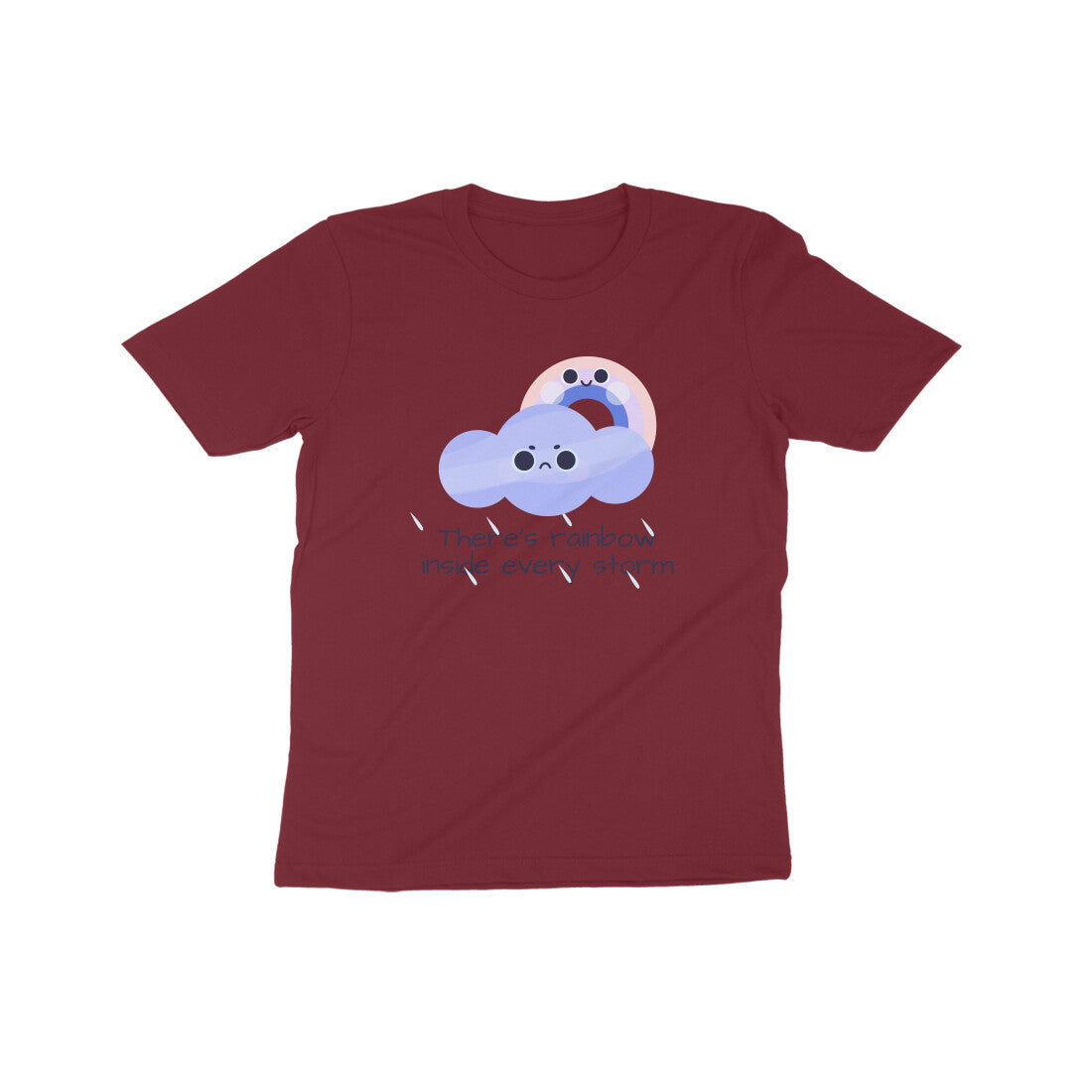 There's rainbow inside every storm Kids T-Shirt