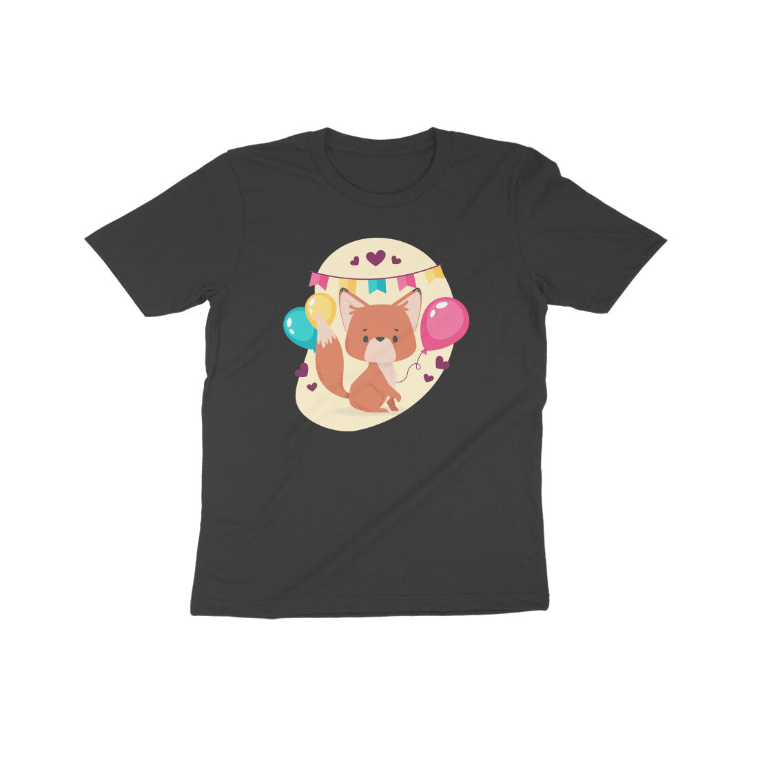 Fox with Balloon Kids T-Shirt