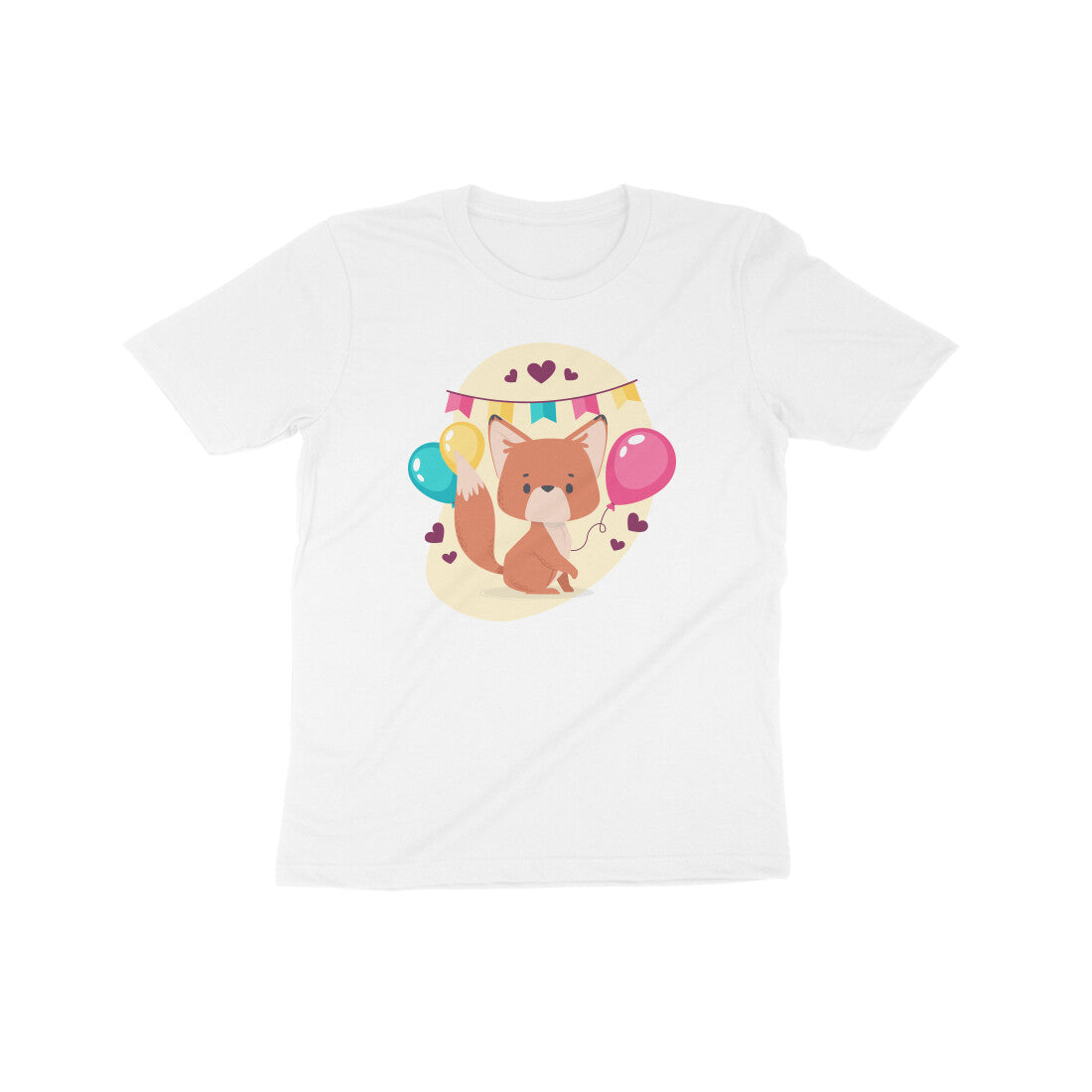 Fox with Balloon Kids T-Shirt