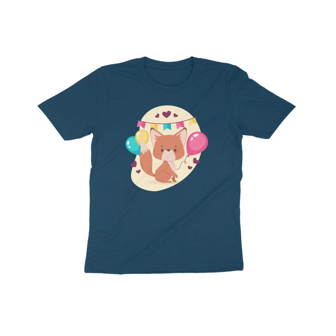 Fox with Balloon Kids T-Shirt