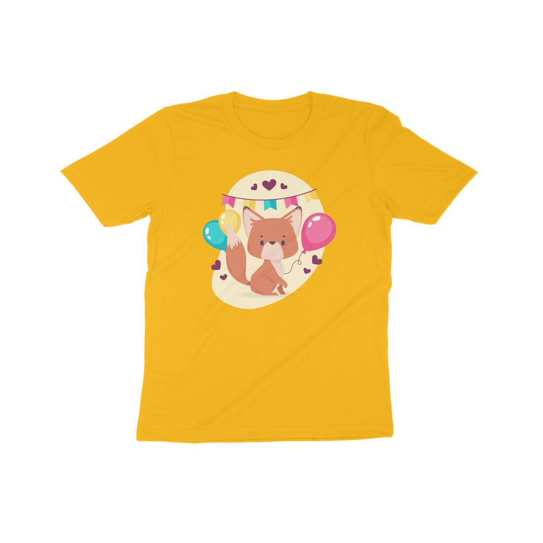 Fox with Balloon Kids T-Shirt