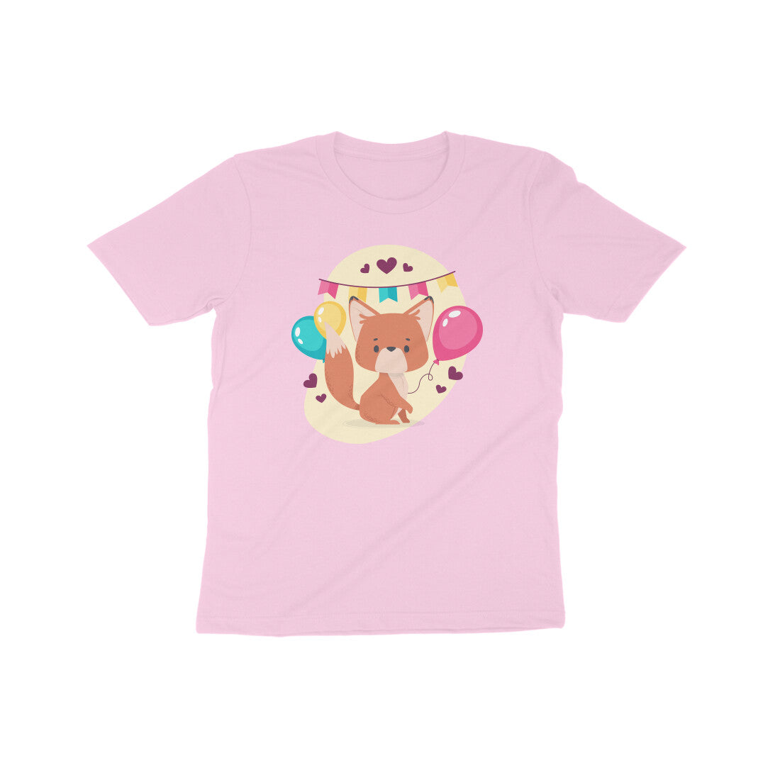 Fox with Balloon Kids T-Shirt