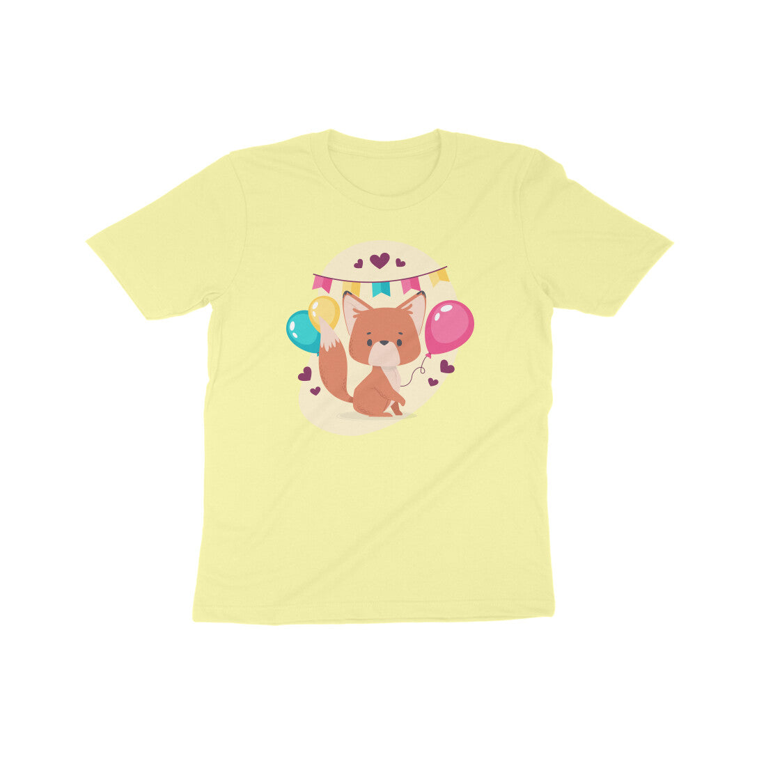 Fox with Balloon Kids T-Shirt