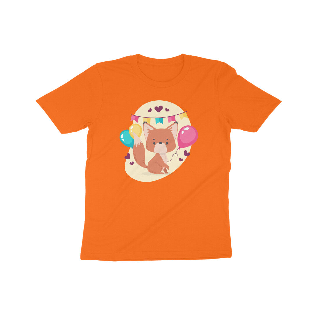 Fox with Balloon Kids T-Shirt