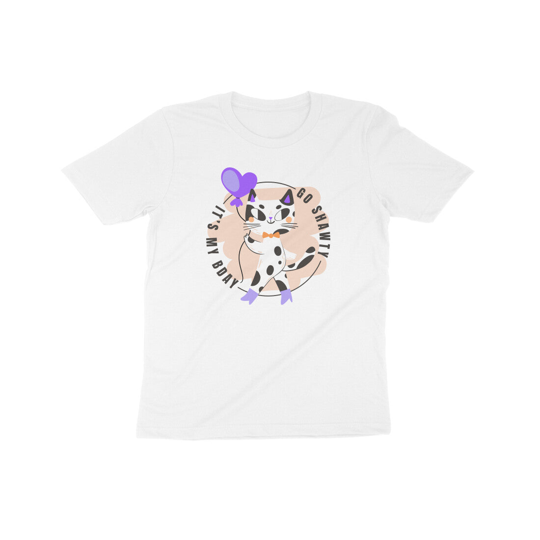 Shawty Cat Birthday Kids T-Shirt