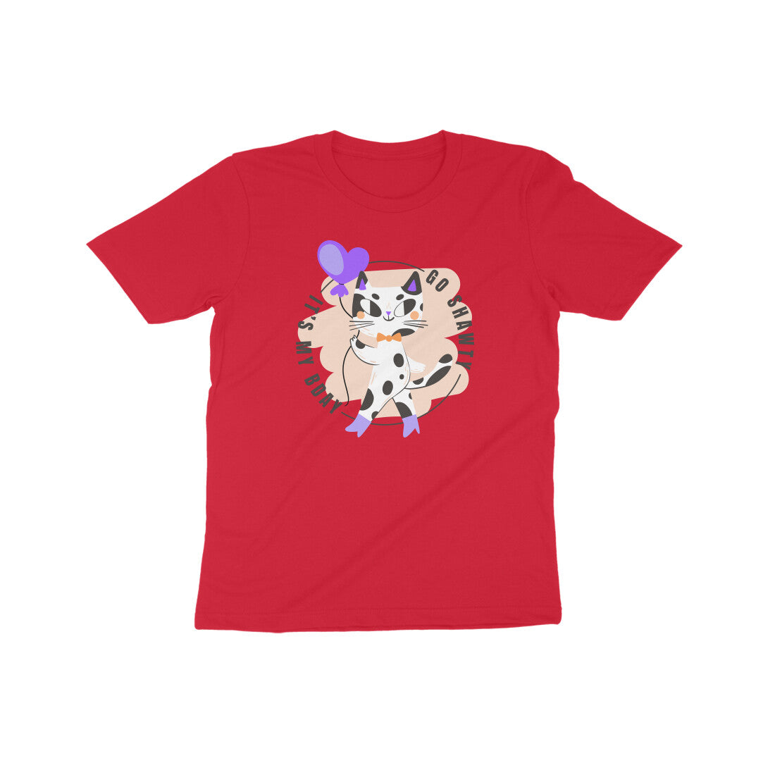 Shawty Cat Birthday Kids T-Shirt