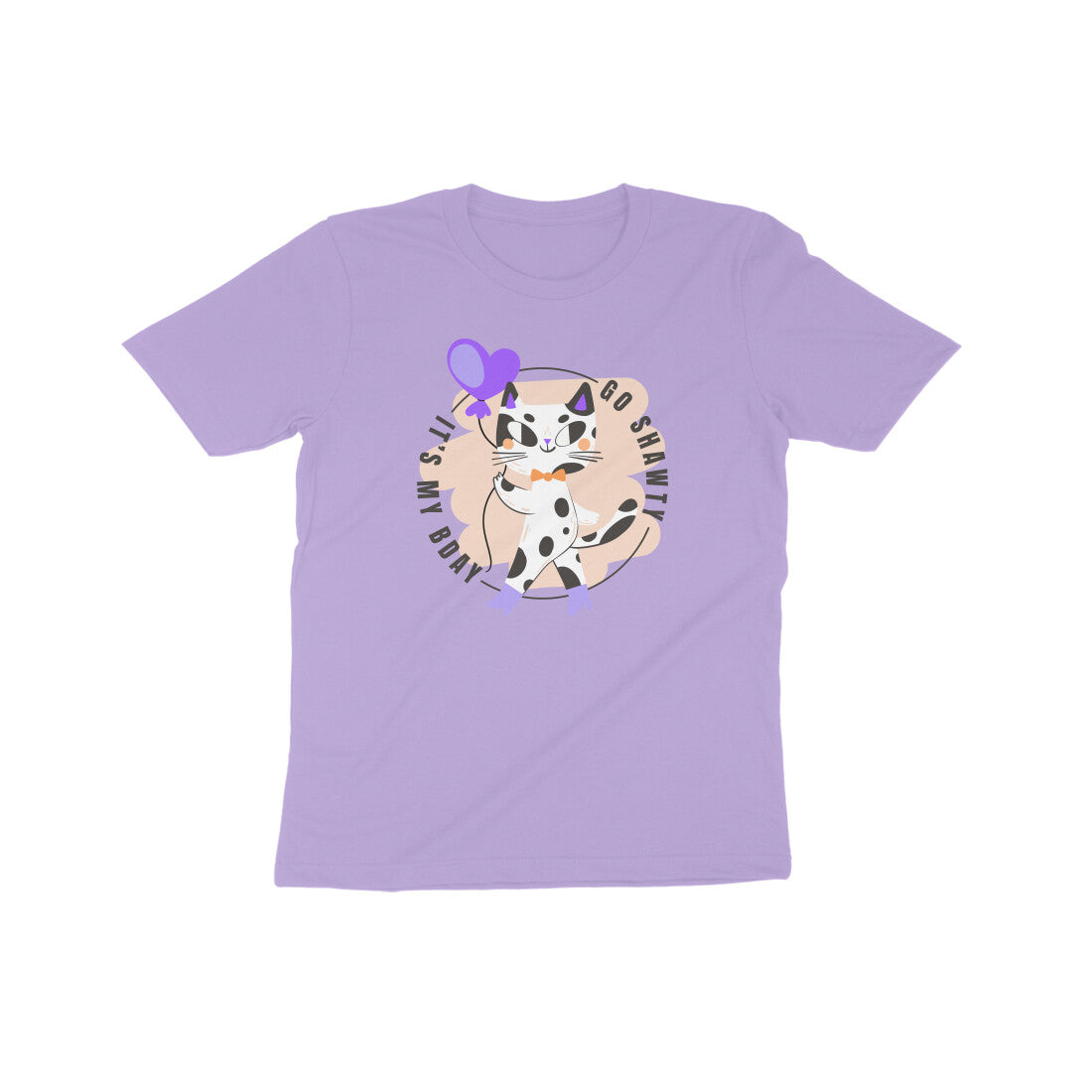 Shawty Cat Birthday Kids T-Shirt
