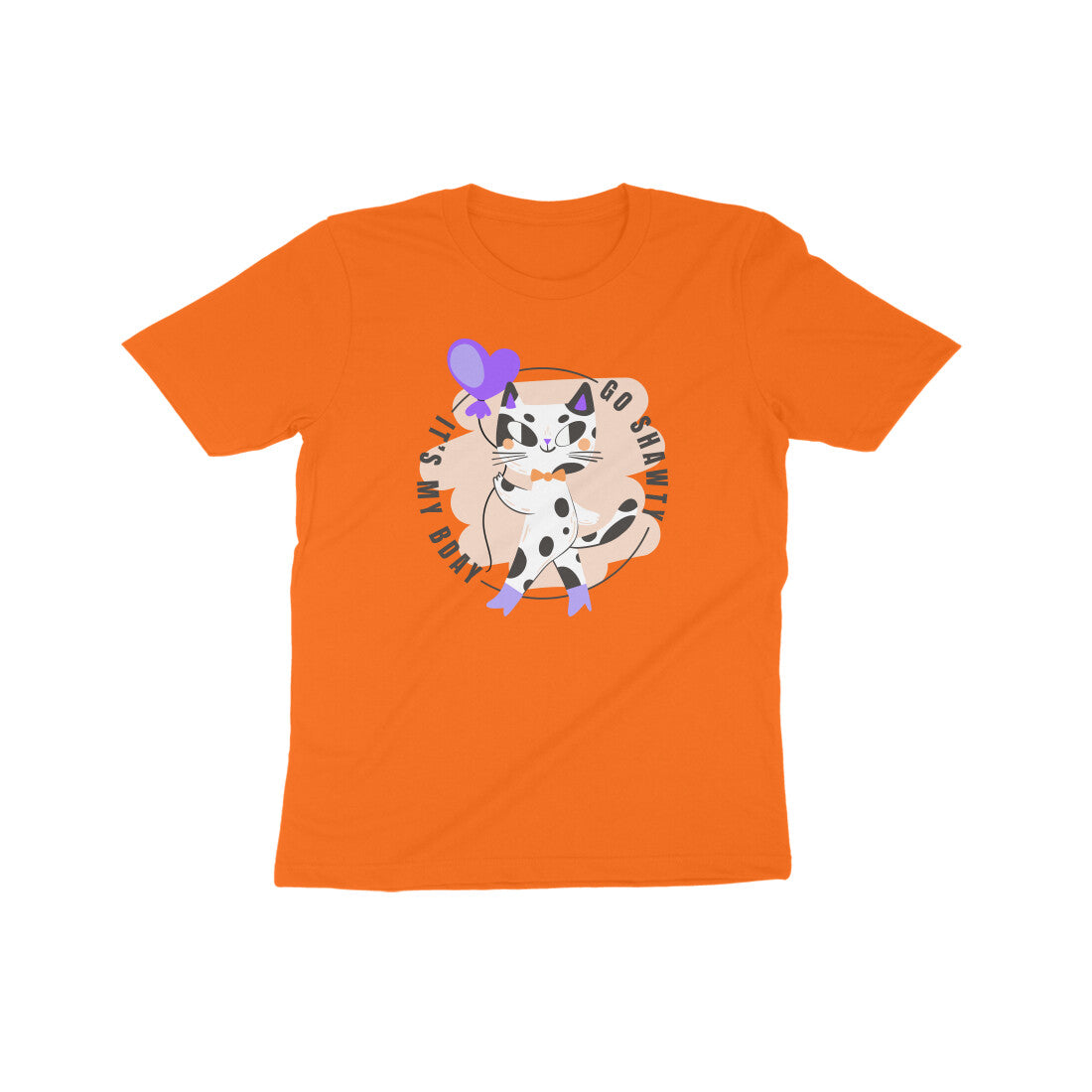 Shawty Cat Birthday Kids T-Shirt