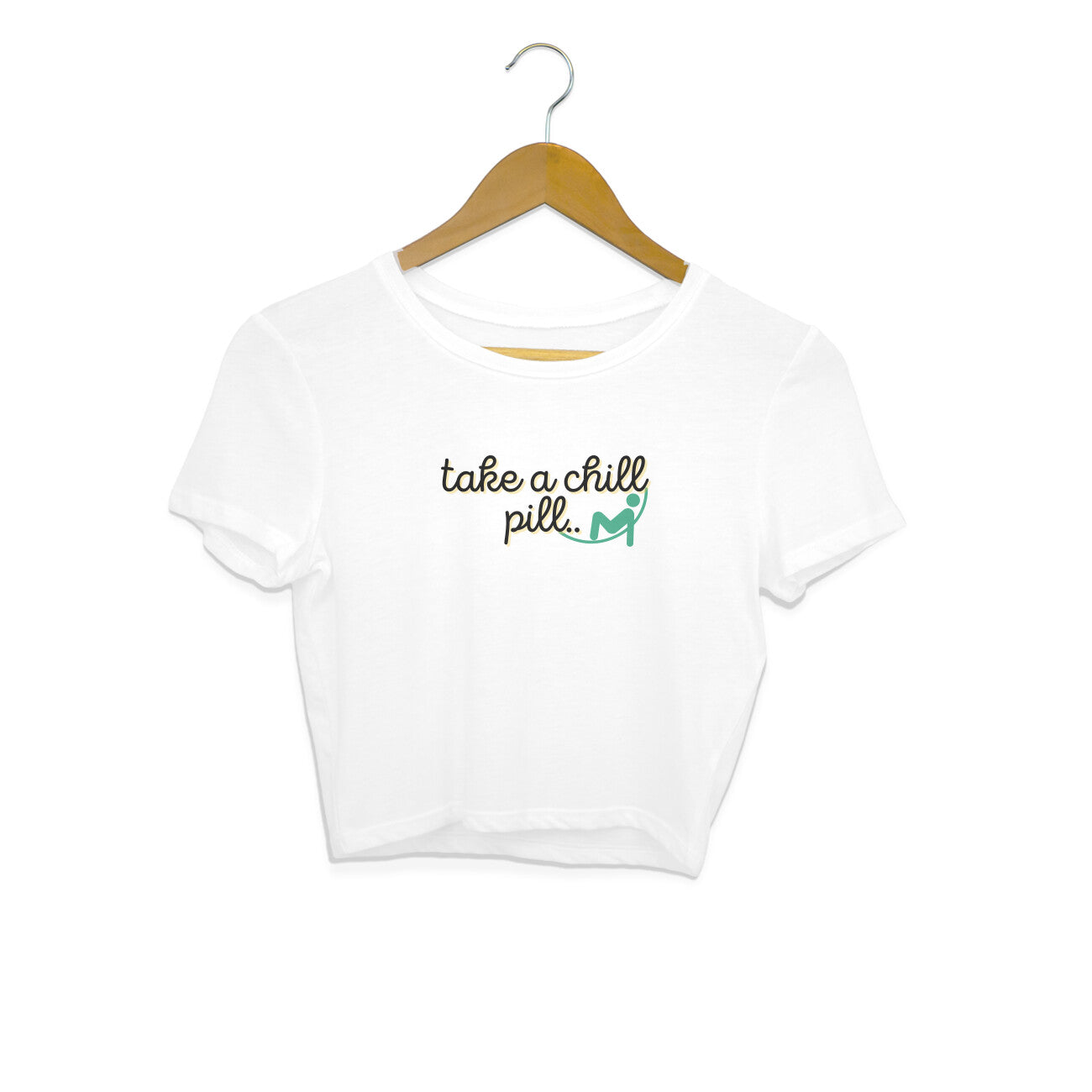 Take a Chill Pill Crop Tops