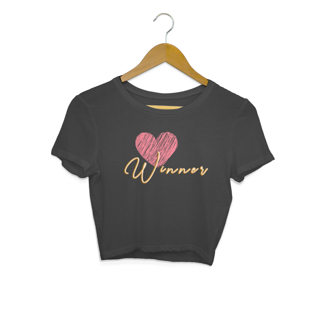 Heart Winner Crop Tops