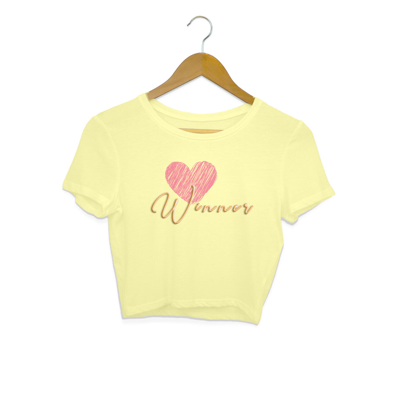 Heart Winner Crop Tops