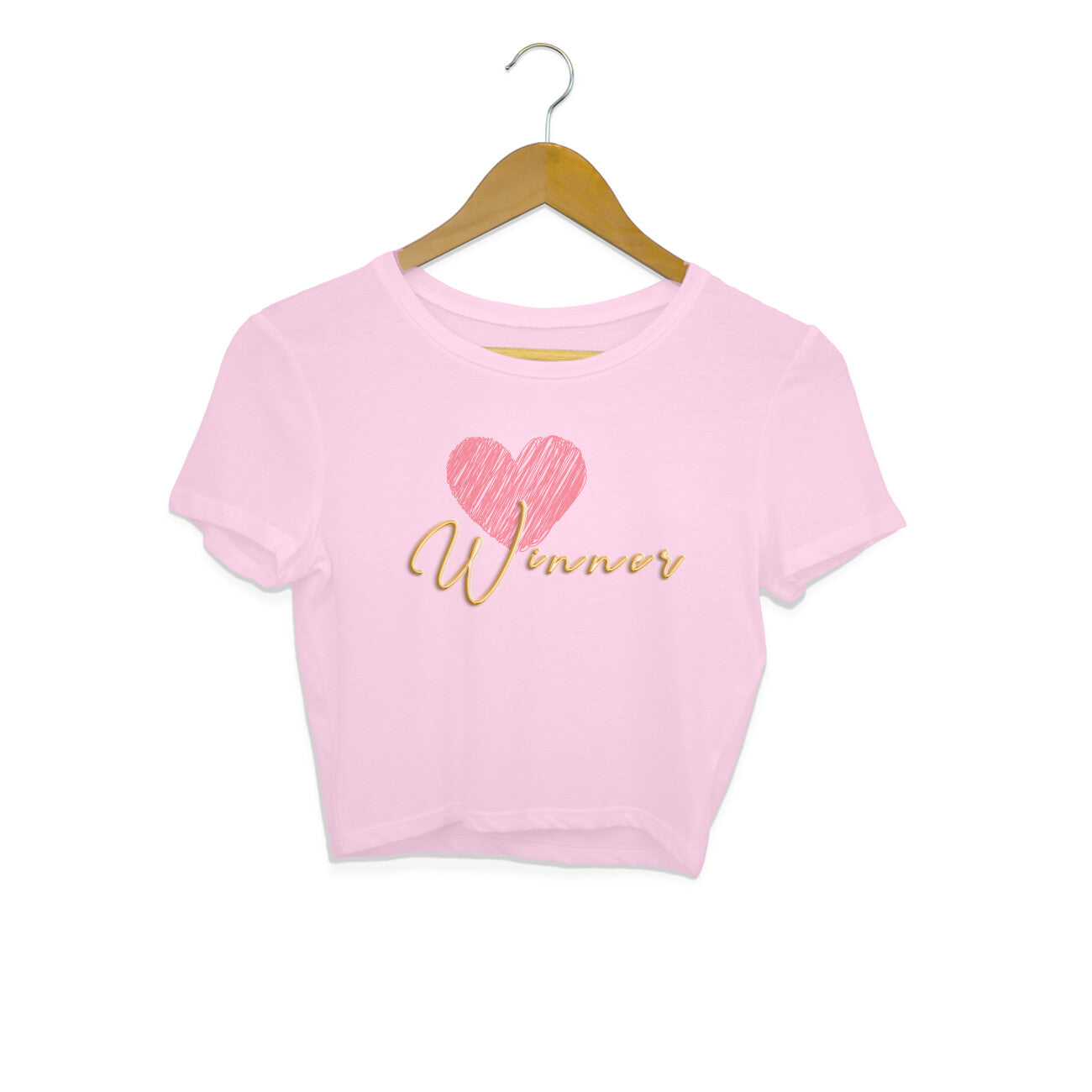 Heart Winner Crop Tops