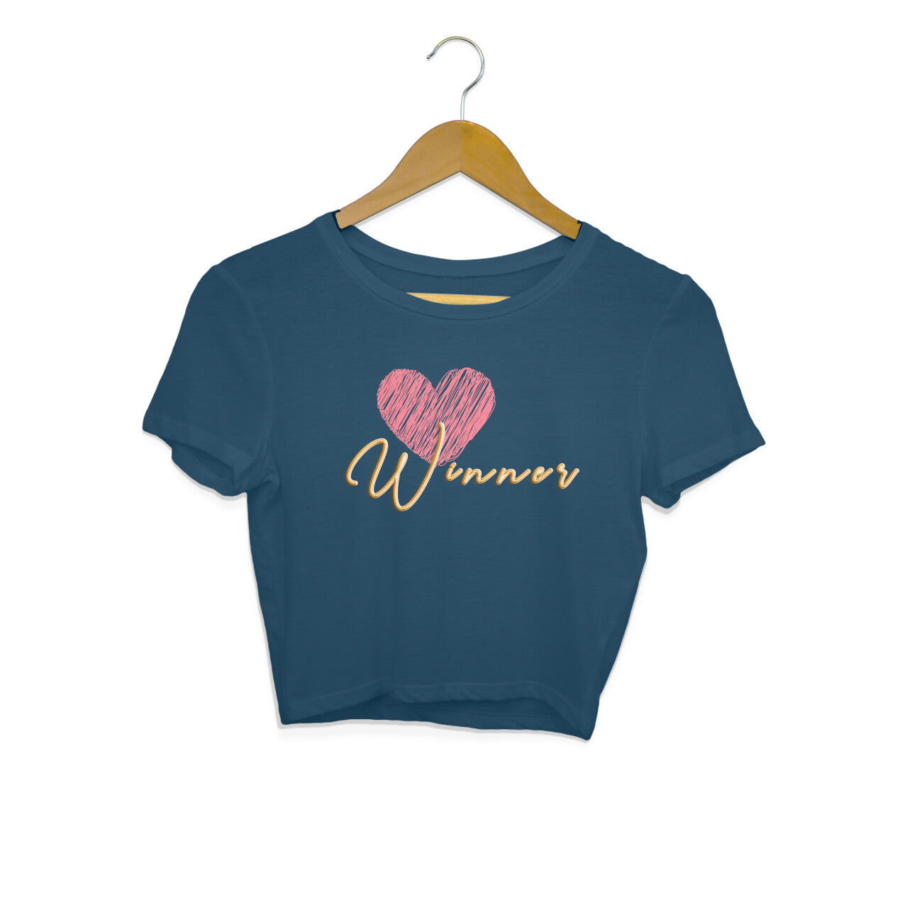 Heart Winner Crop Tops