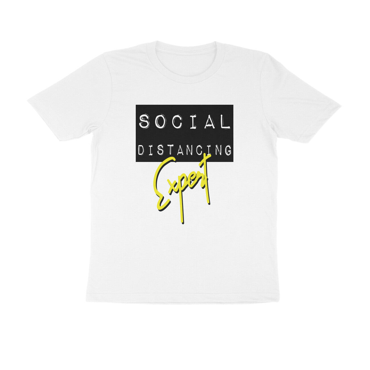Social Distancing Expert Printed T-shirt