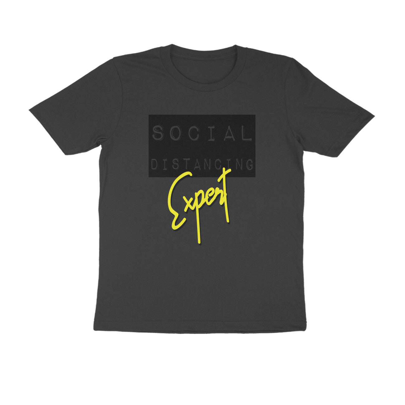 Social Distancing Expert Printed T-shirt