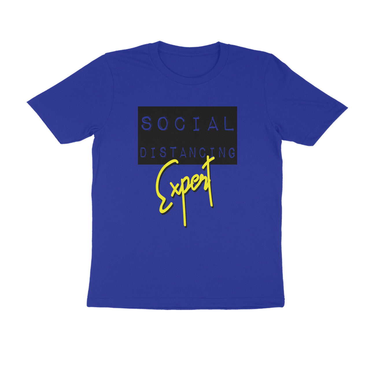 Social Distancing Expert Printed T-shirt