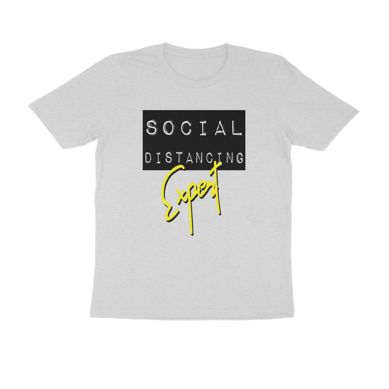 Social Distancing Expert Printed T-shirt