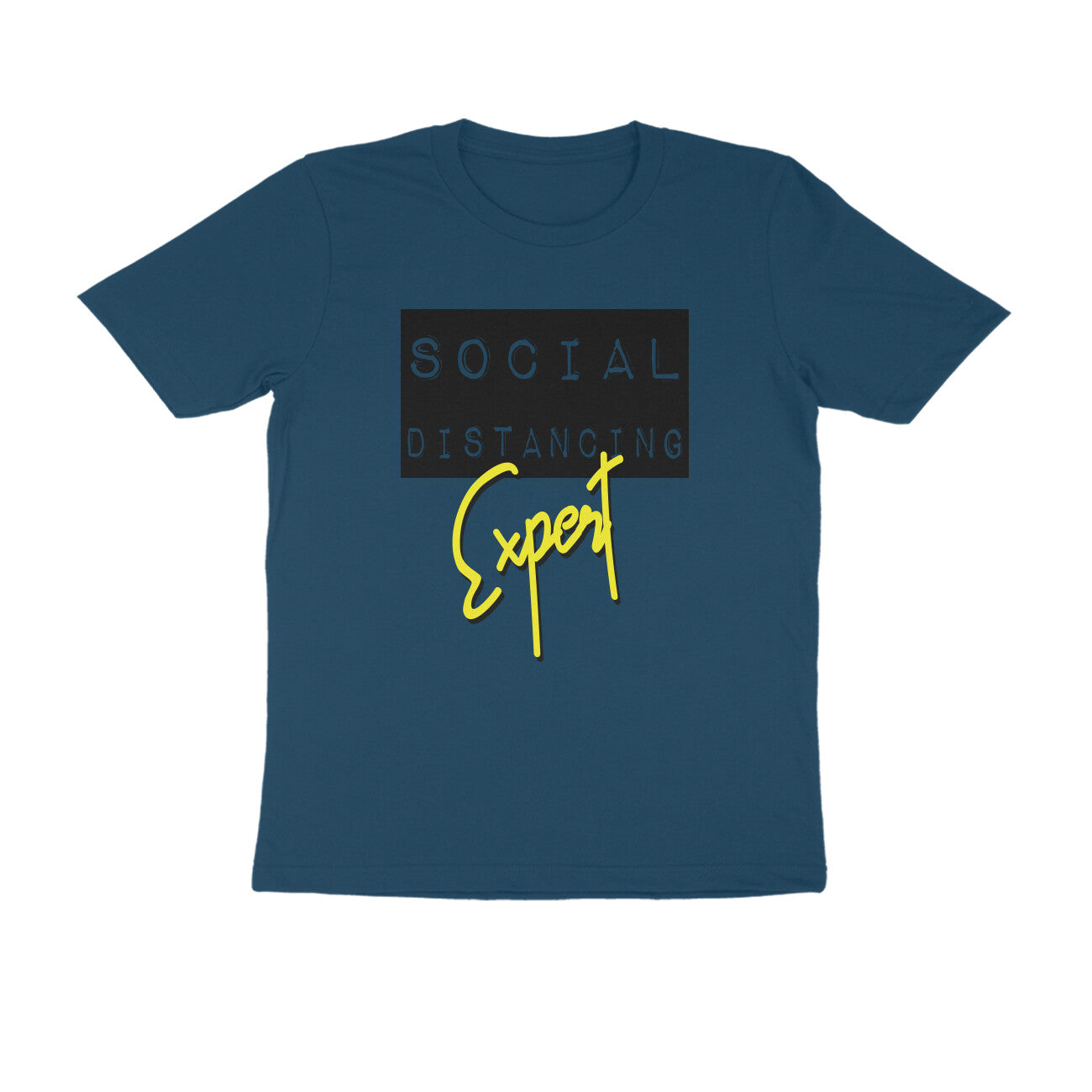 Social Distancing Expert Printed T-shirt
