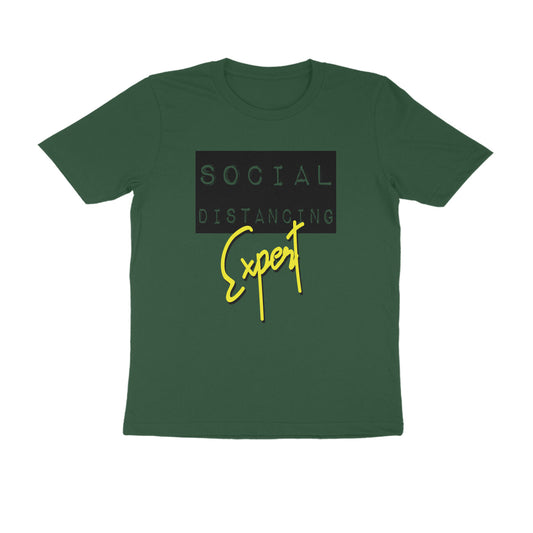 Social Distancing Expert Printed T-shirt