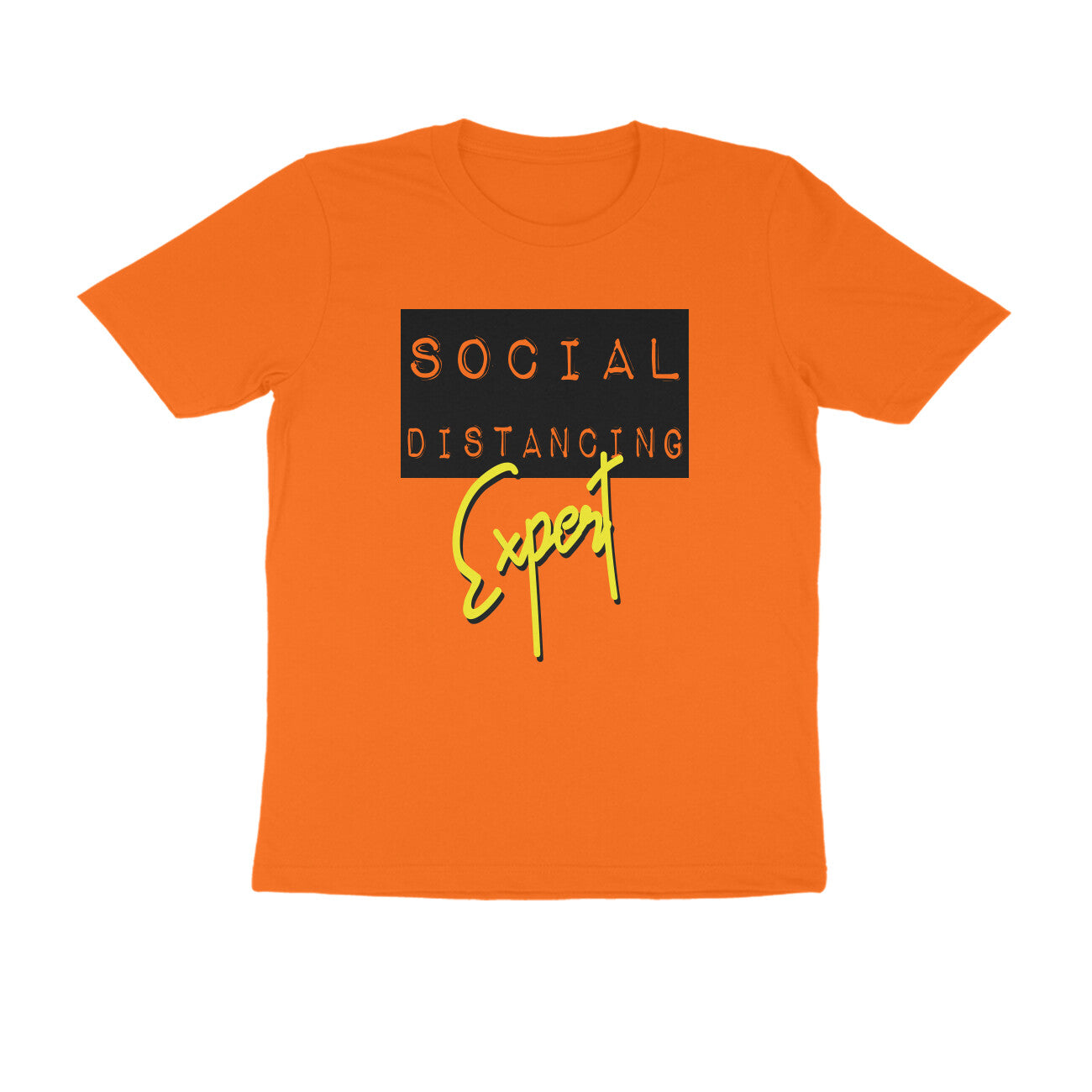 Social Distancing Expert Printed T-shirt