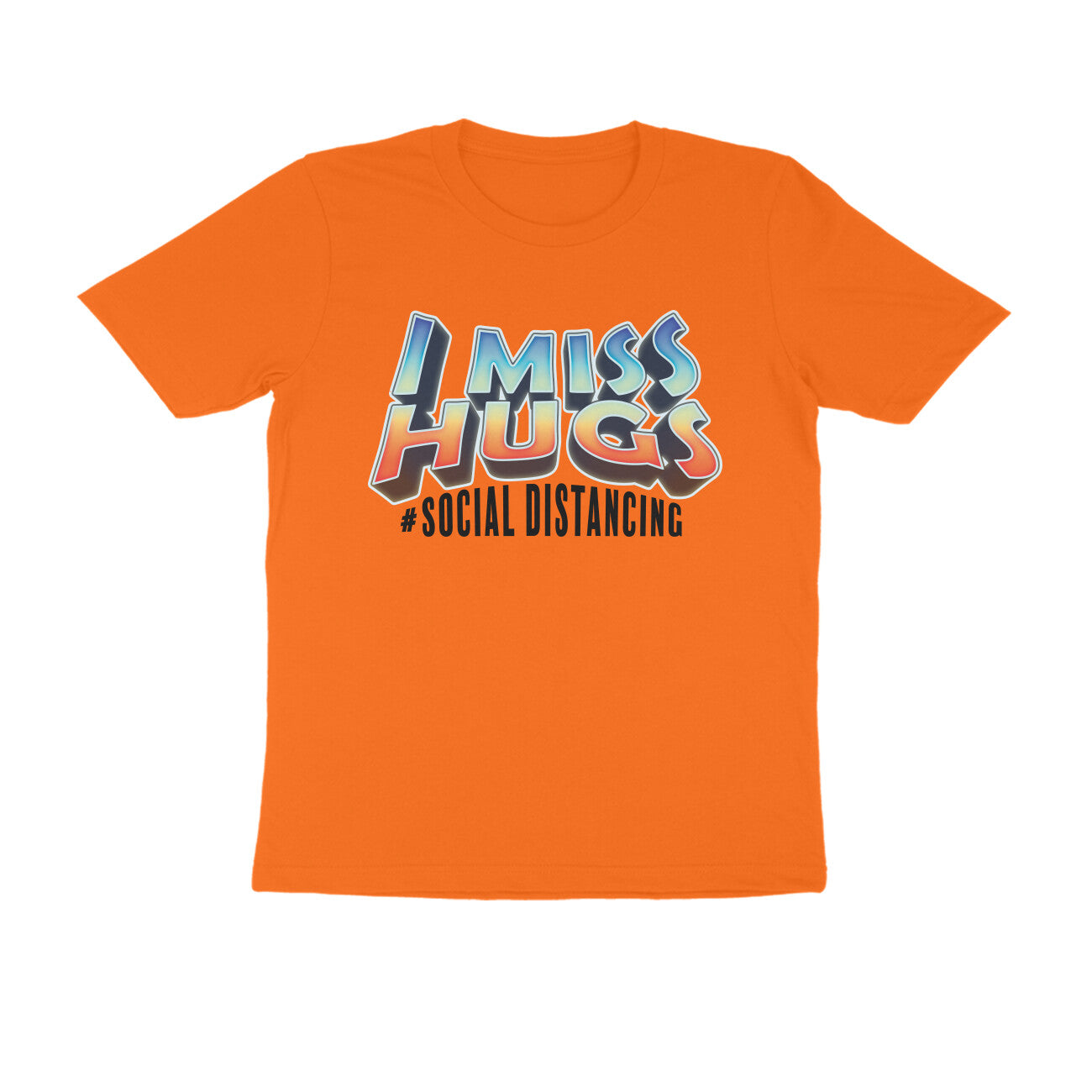 I Miss Hugs Printed T-Shirt