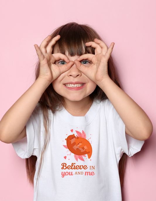 Believe in you and me Kids T-Shirt