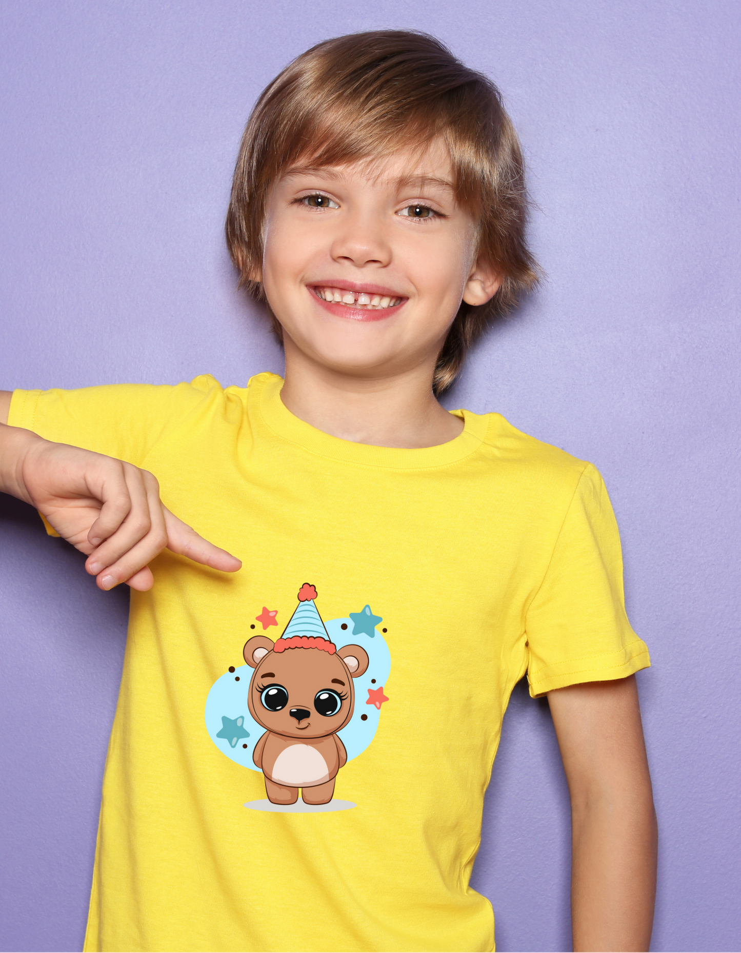 Birthday Baby Bear Kids T-Shirt