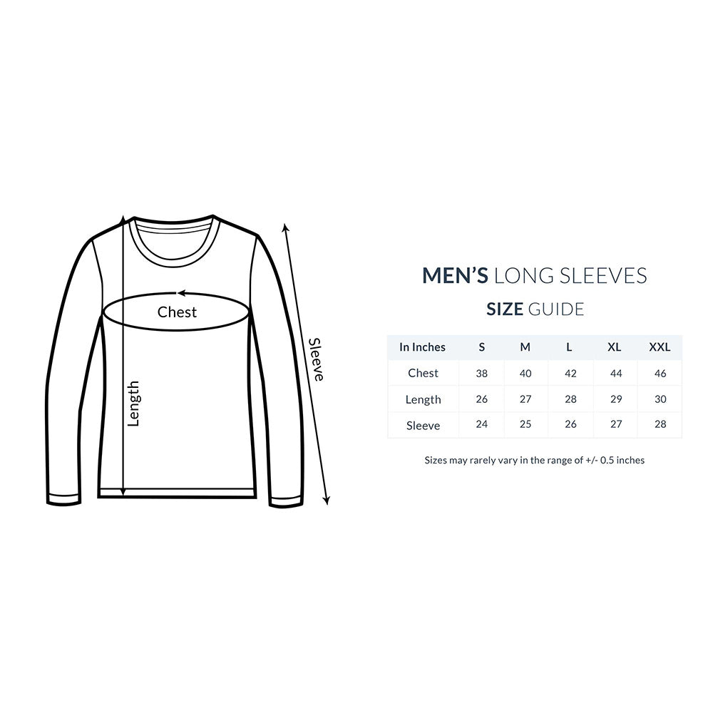 White - Full Sleeve Round Neck T-Shirt