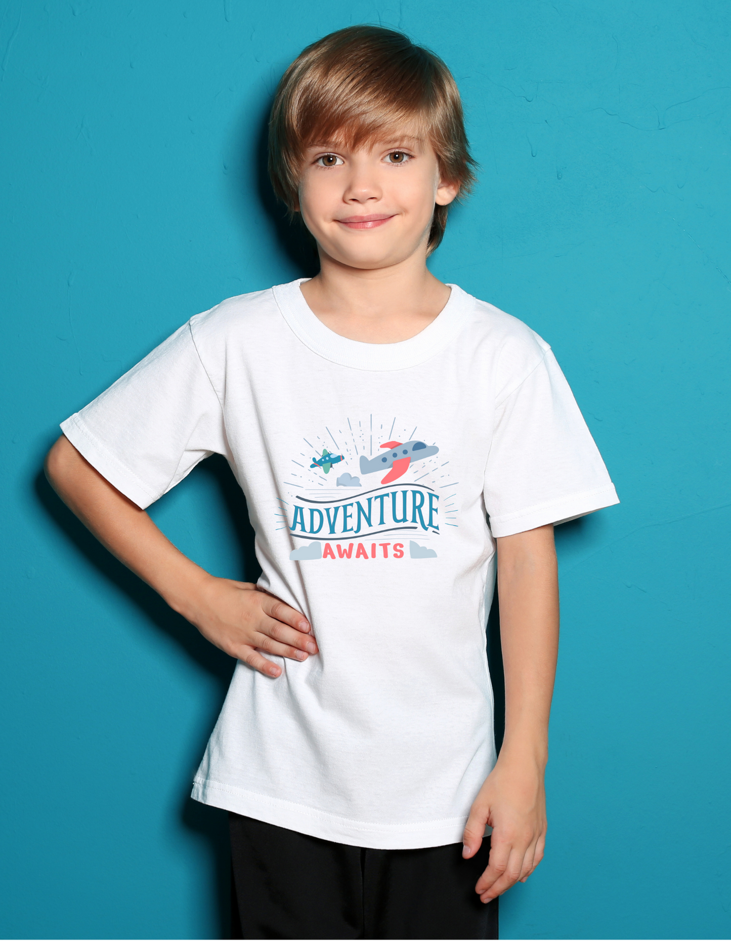 Adventure Awaits Kids T-Shirt