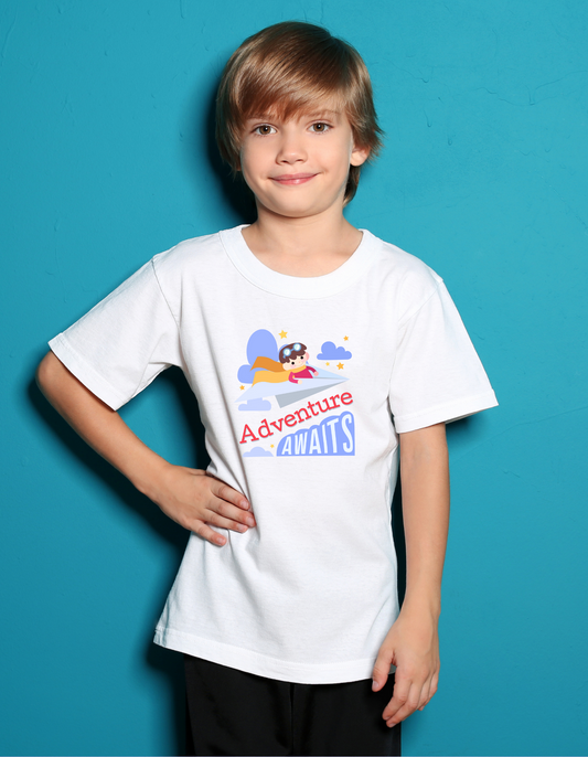 Adventure Awaits Kids T-Shirt