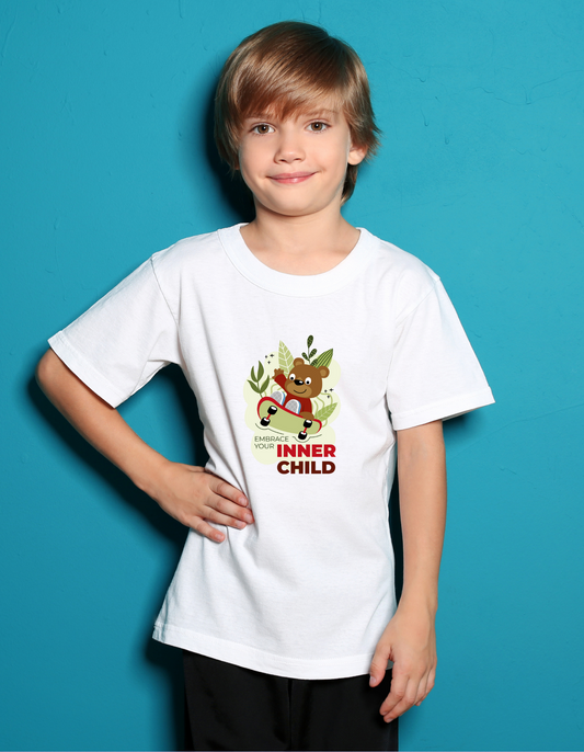 Embrace your inner child Kids T-Shirt