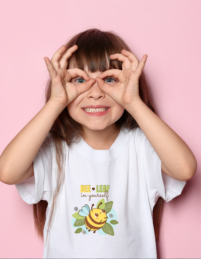 Bee-Leaf in Yourself Kids T-Shirt