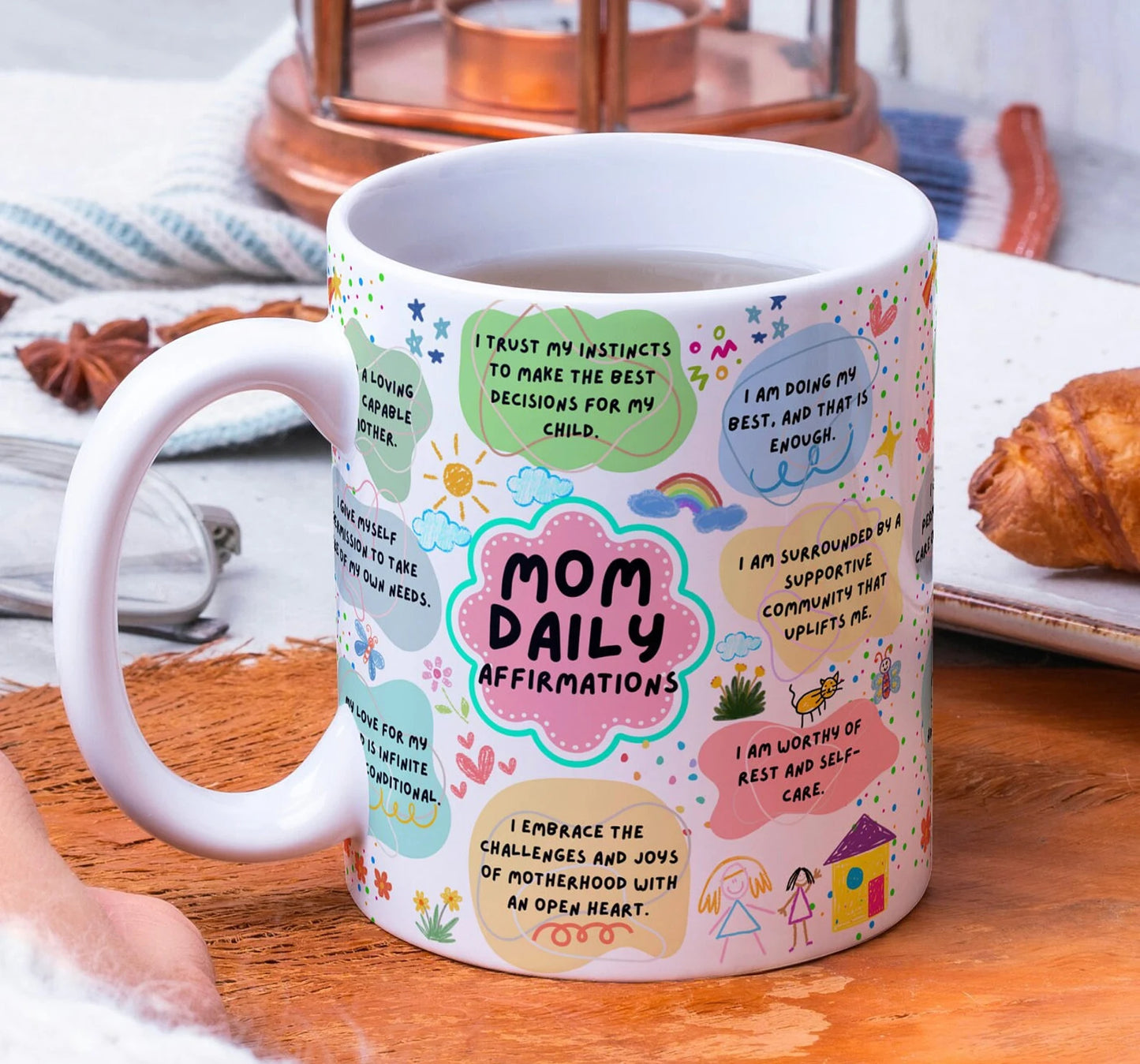 Moms Daily Affirmation Coffee Mug