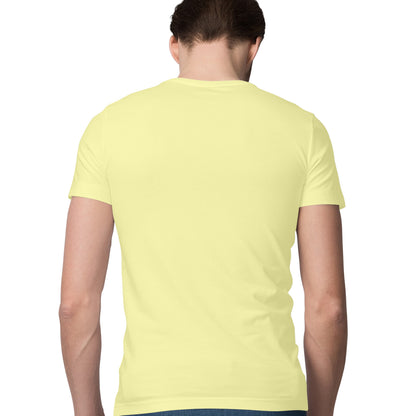 Butter Yellow - Half Sleeve Round Neck T-Shirt