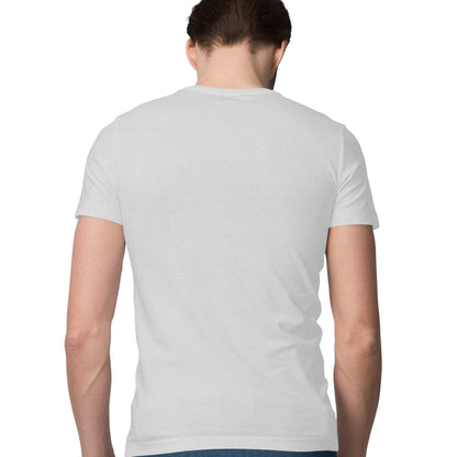Melange Grey - Half Sleeve Round Neck T-Shirt
