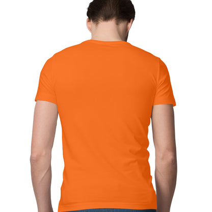 Orange - Half Sleeve Round Neck T-Shirt