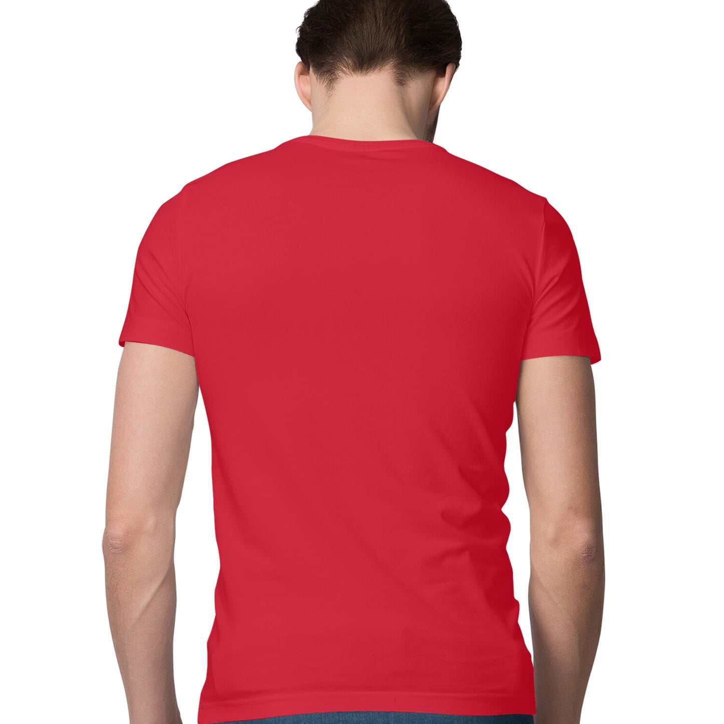 Red - Half Sleeve Round Neck T-Shirt