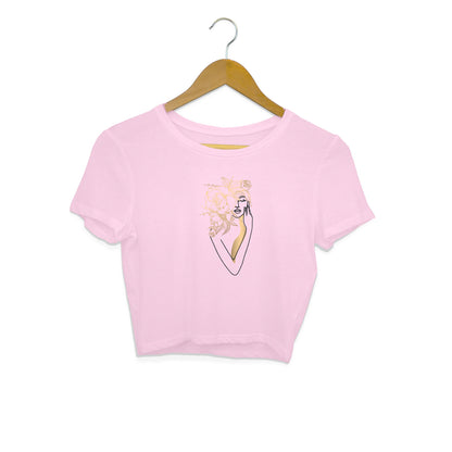 Girls Angel design 02 Printed Crop Tops